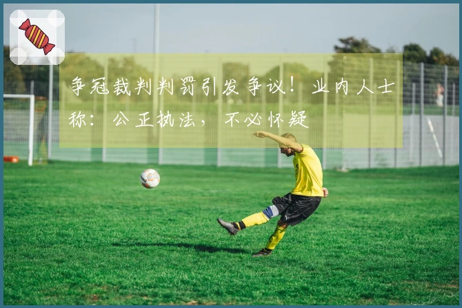 争冠裁判判罚引发争议！业内人士称：公正执法，不必怀疑